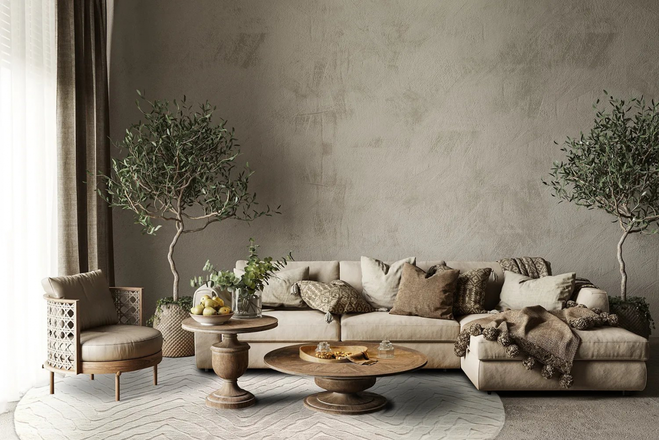 Tappeto rotondo 'Wren' 200cm - Bianco