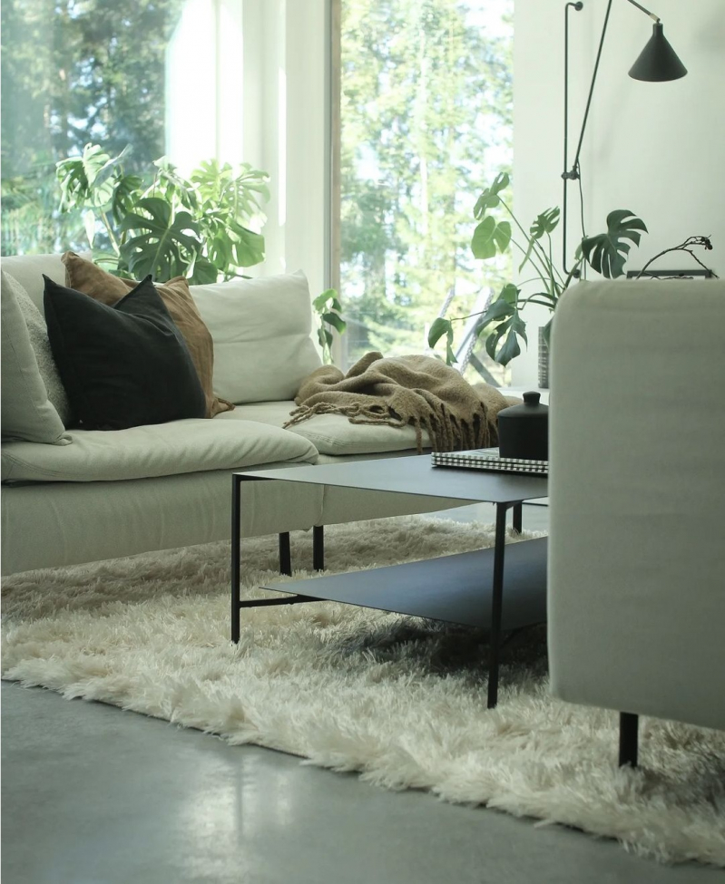 Tappeto a pelo lungo 'Janjira' 300x400cm - Offwhite