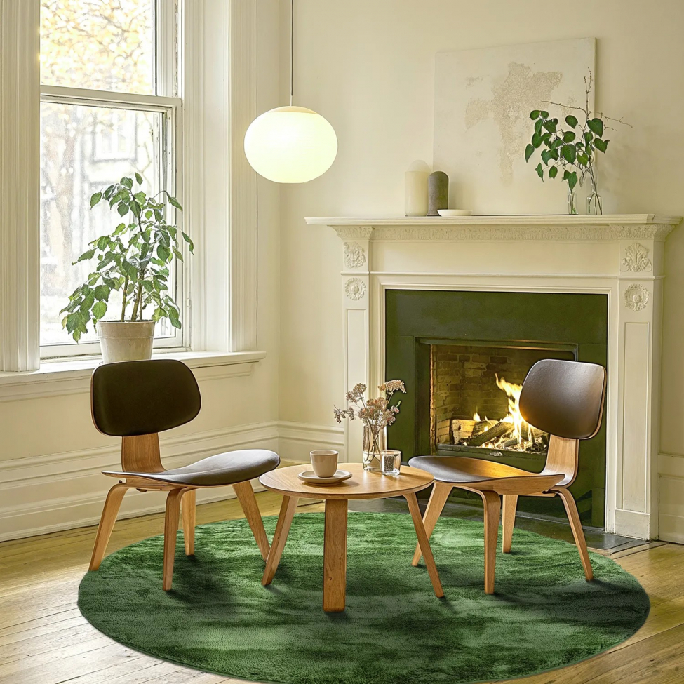 Tappeto rotondo 'Aranga Super Soft' 240cm - Oliva