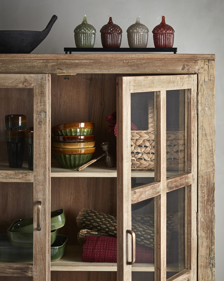 Vetrina 'Riko' 160cm - Legno riciclato