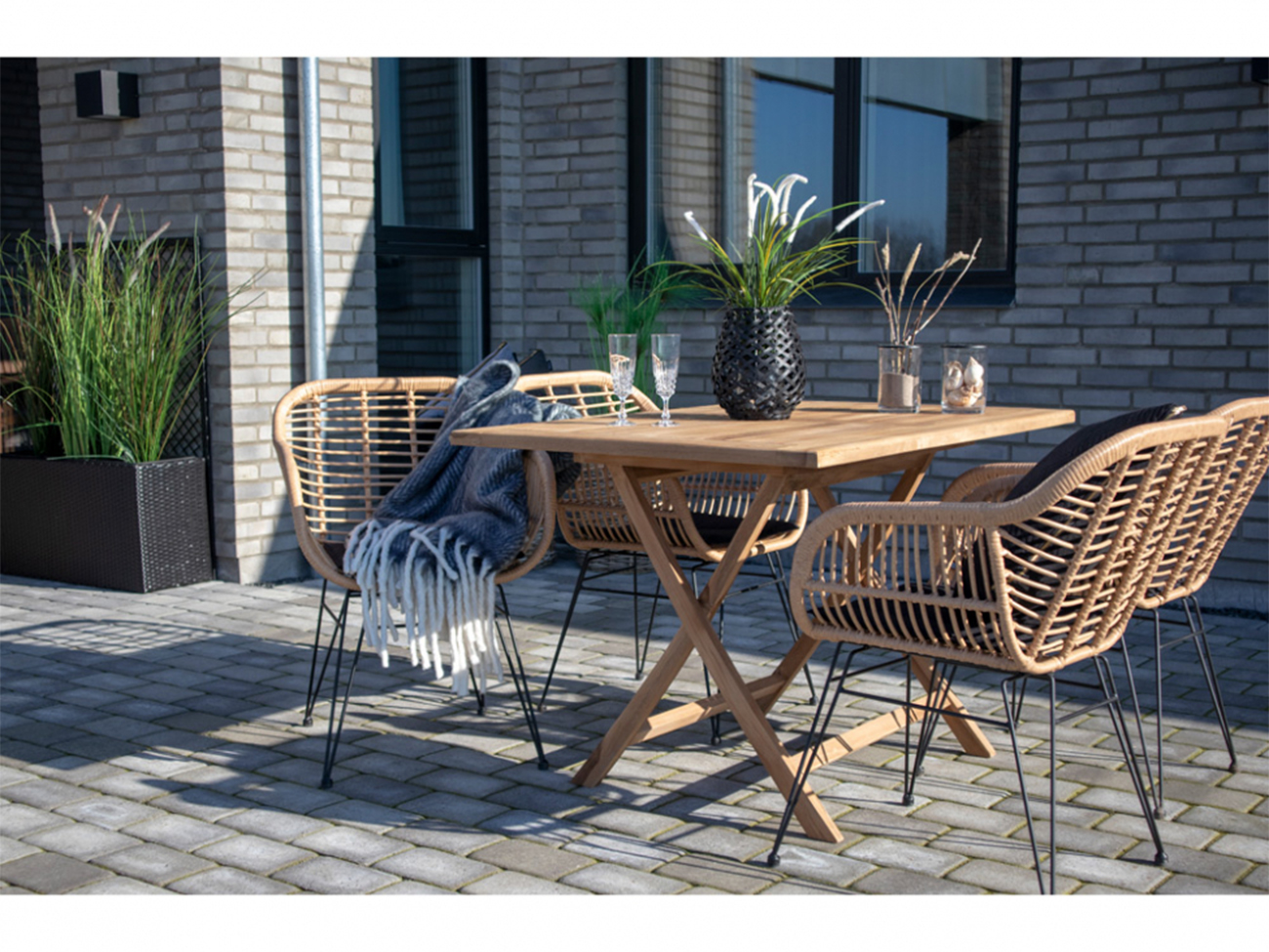 Tavolo da giardino 'Oviedo' 120x80cm - Rovere