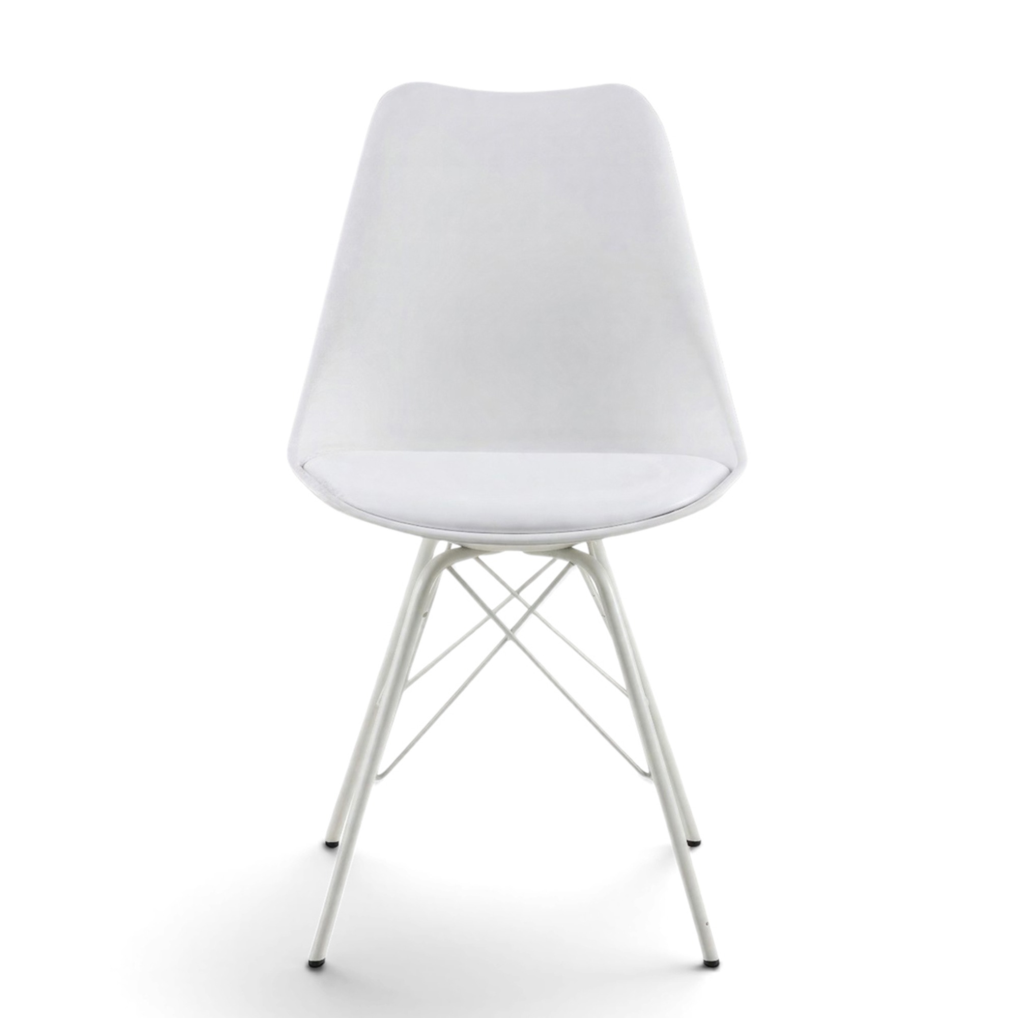 Sedia 'Eris' - Bianco/Grigio