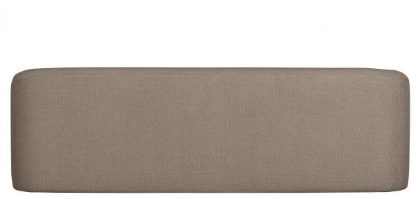 Divano 'Sloping' - Marrone Chiaro