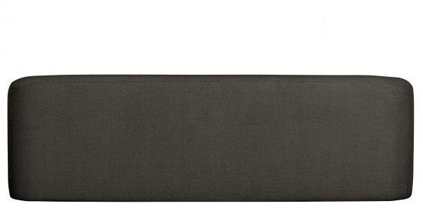 Divano 'Sloping' - Grigio/ Nero