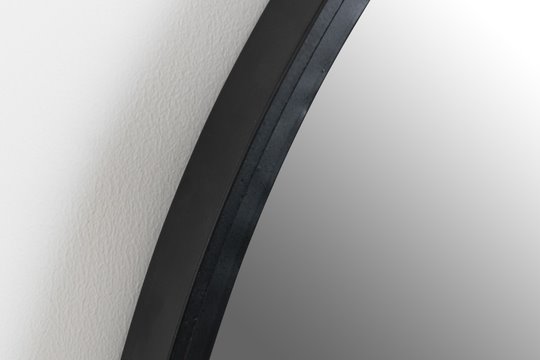 Specchio 'Matz' L - Ovale Nero