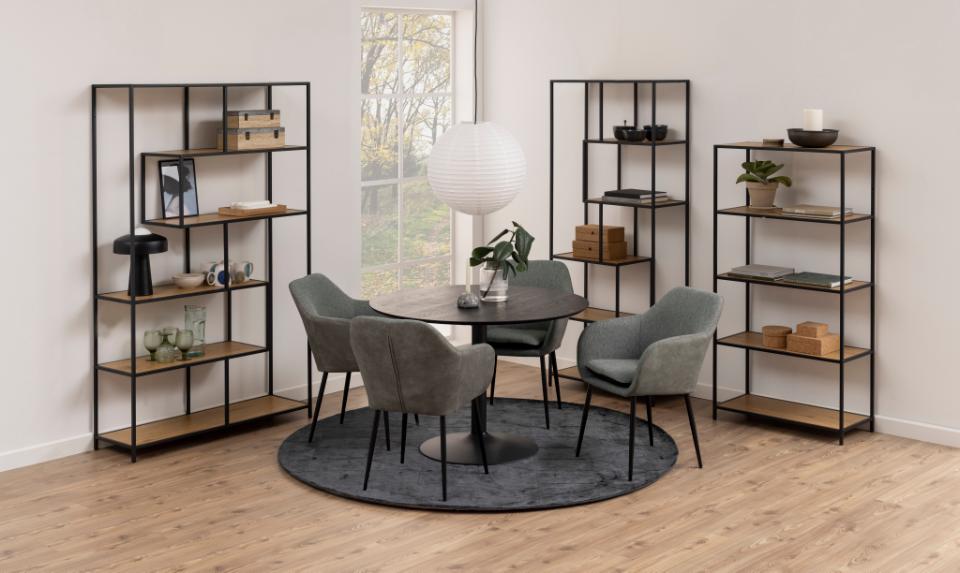 Libreria 'Hydra' 114cm - Nero