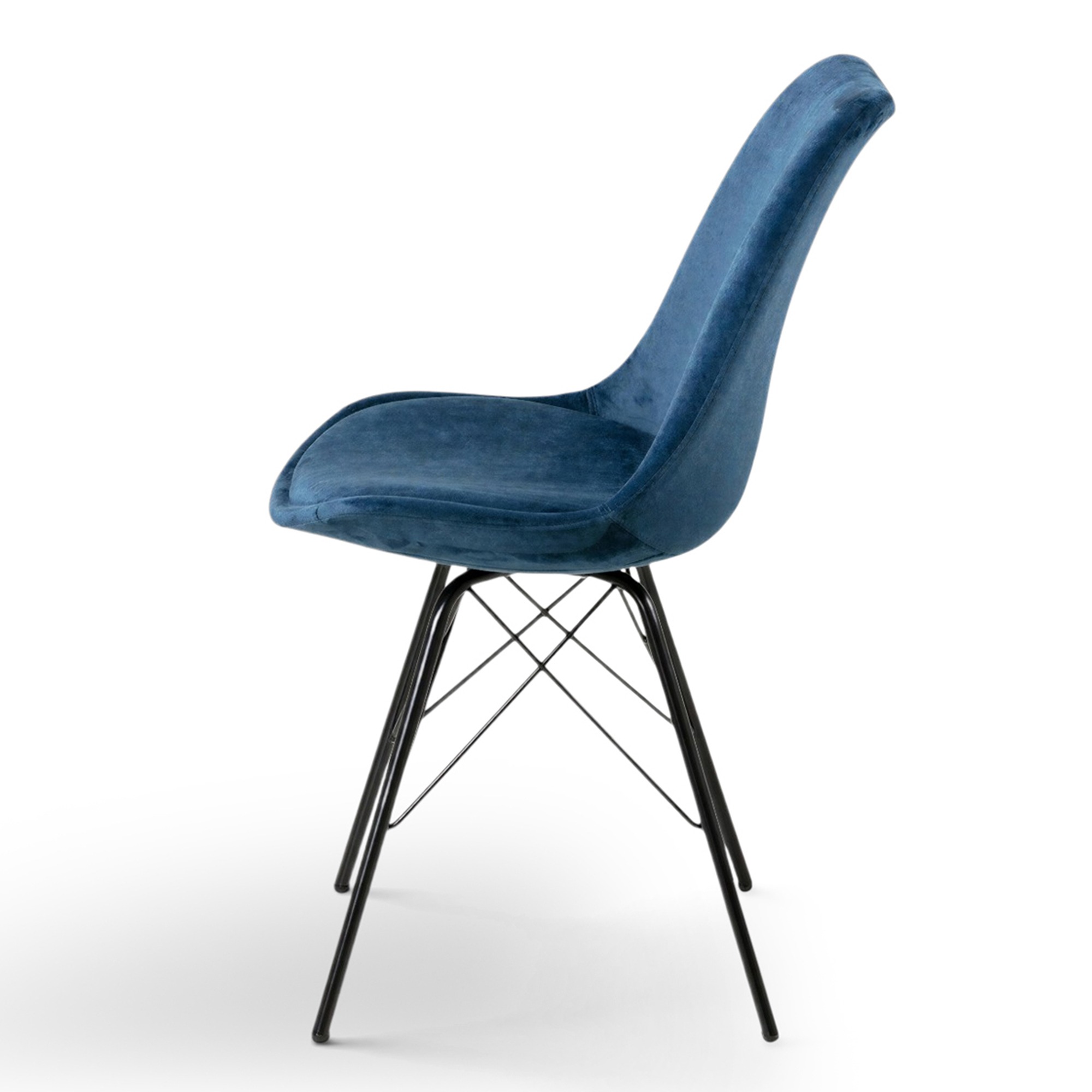 Sedia 'Eris' - Blu/Nero