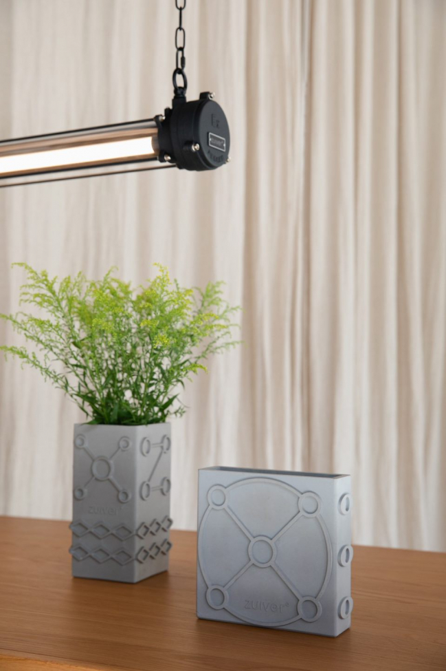 Vaso 'Graphic Flat' - Grigio