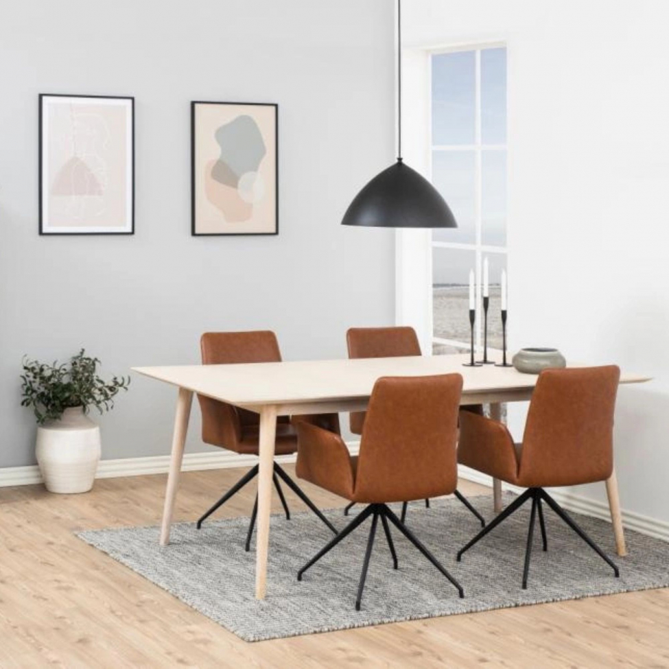 Sedia 'Västerås' - Marrone