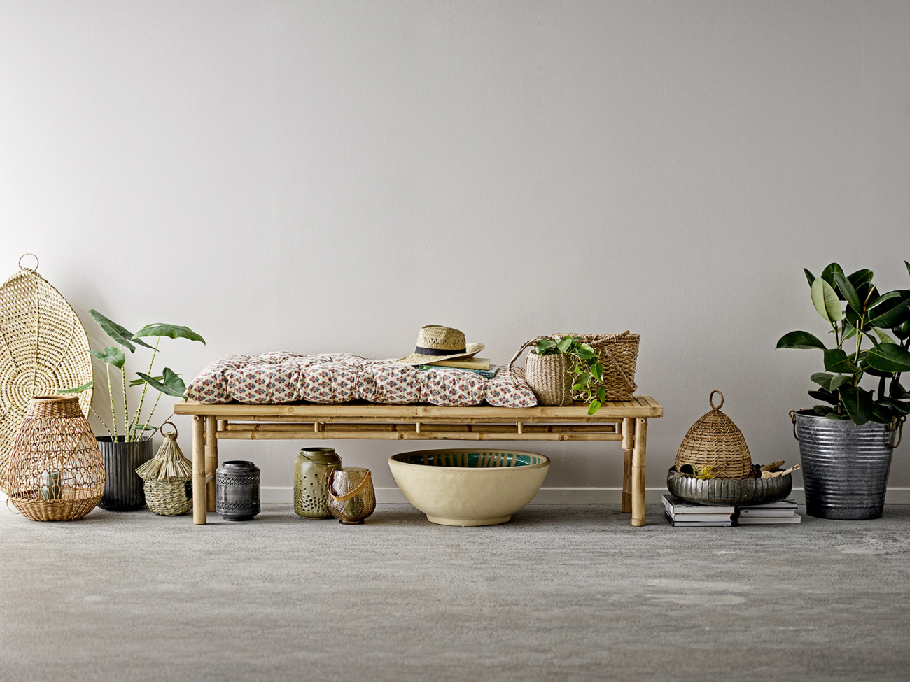 Set di 2 Vasi 'Evar' - Metallo/Ottone