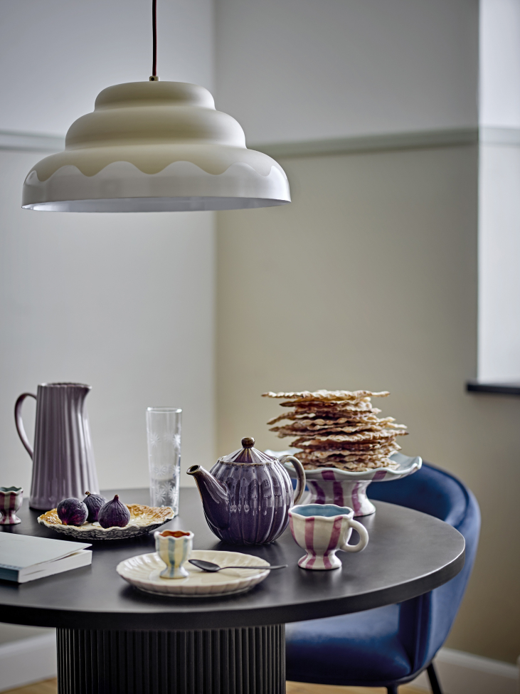 Lampadario 'Lacya' 40cm Rotondo - Naturale