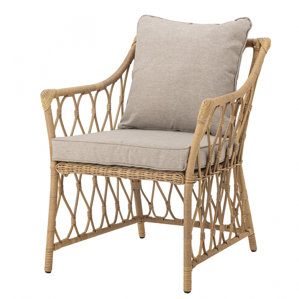 Poltrona 'Belluce' – Naturale/rattan