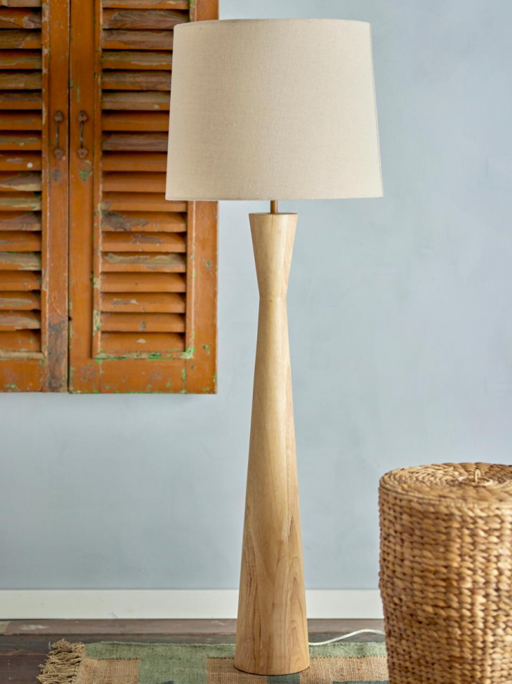 Lampada da terra 'Leonor' - Beige