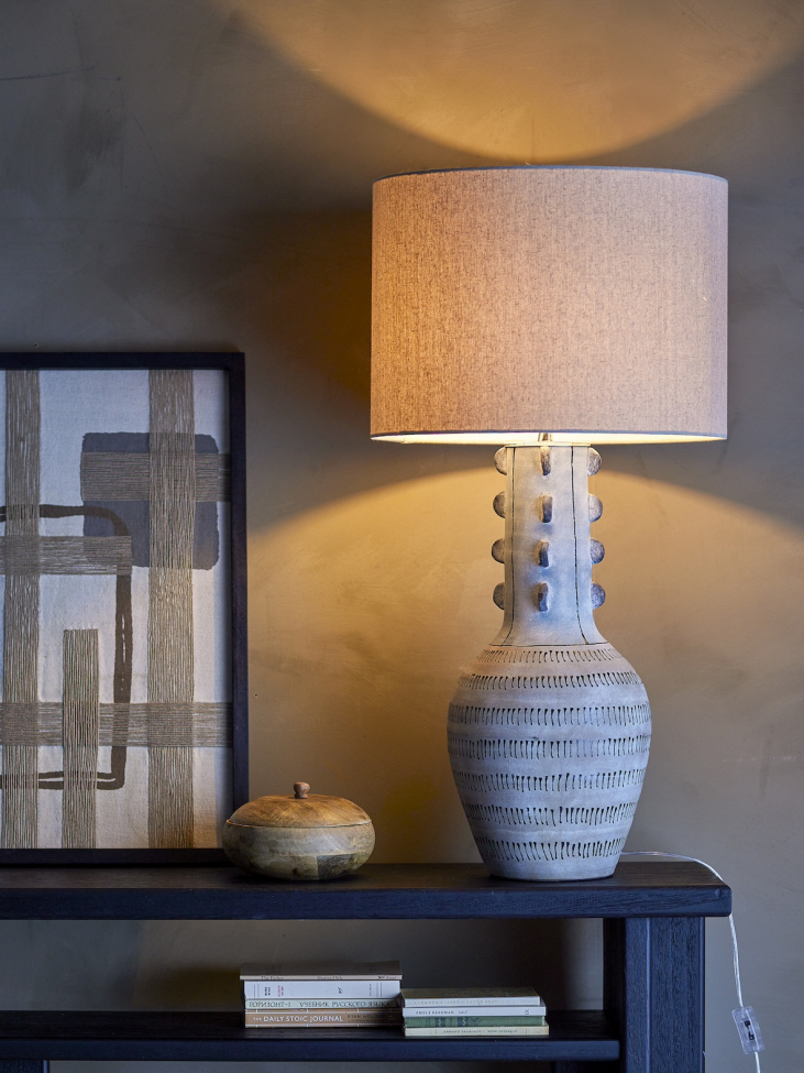 Lampada da terra 'Gadiela' 46cm Rotonda - Blu