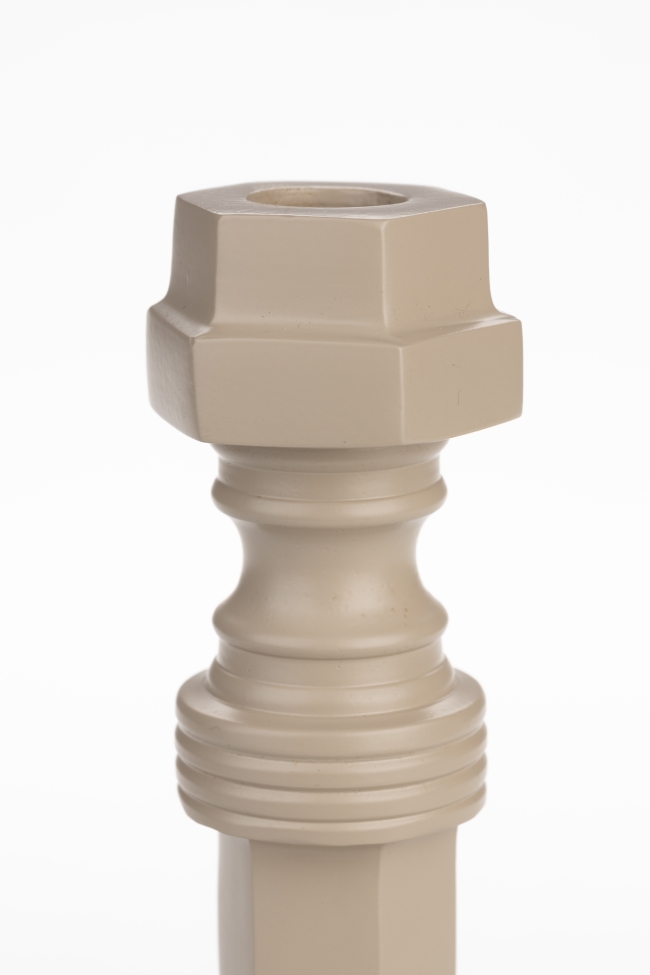 Portacandele 'Totem' - Beige