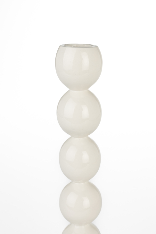 Portacandele 'Bubbles' - Beige