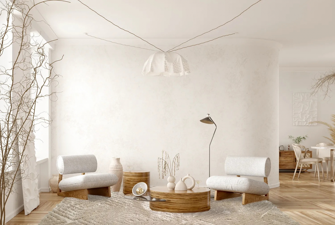 Tappeto 'Monti' 140x200cm - Beige