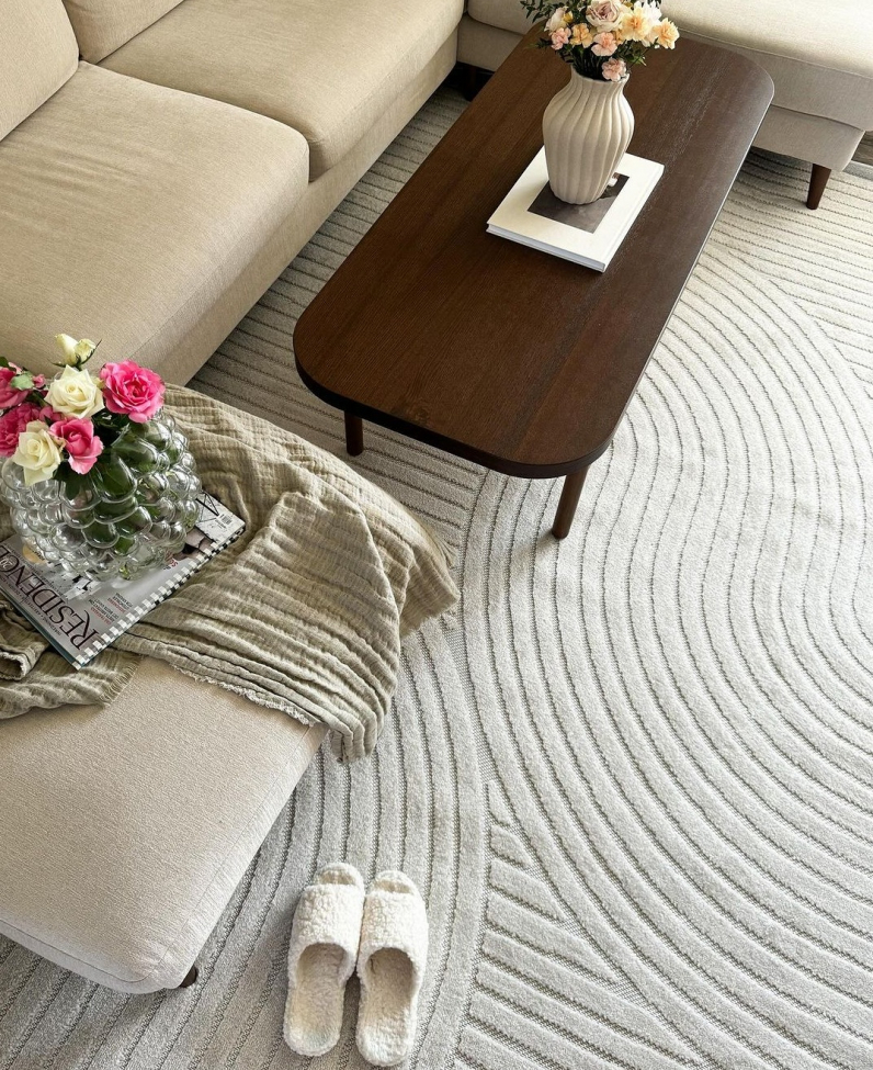 Tappeto 'Shaggy Indoor-Outdoor' 200x290cm - Crema