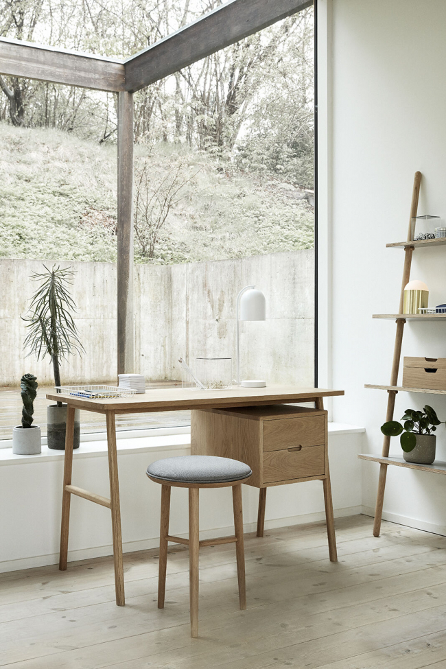 Scrivania 'Architect' - Rovere sbiancato