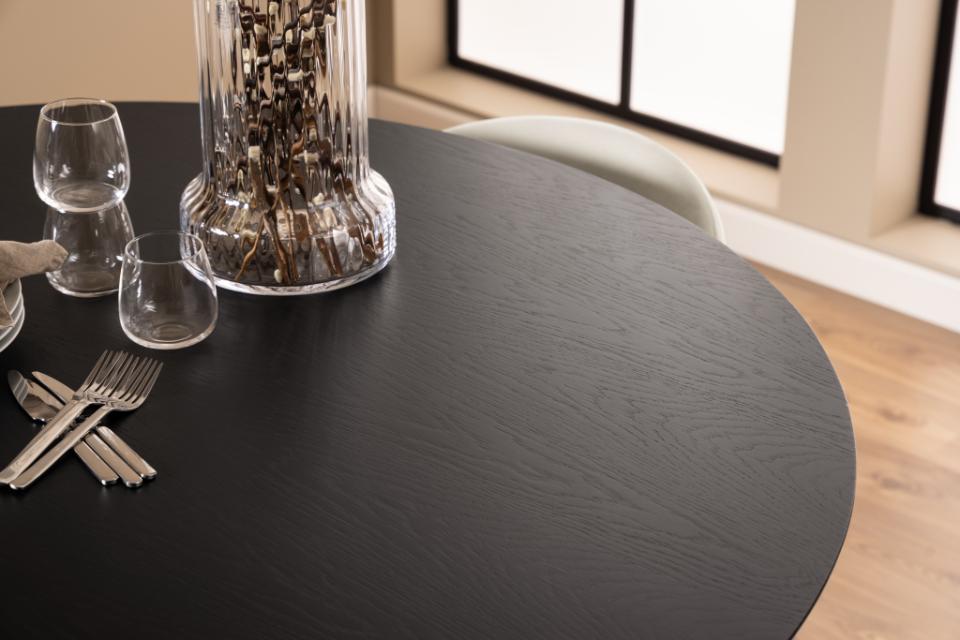 Tavolo da pranzo 'Ärsjö' Rotondo 140cm - Nero