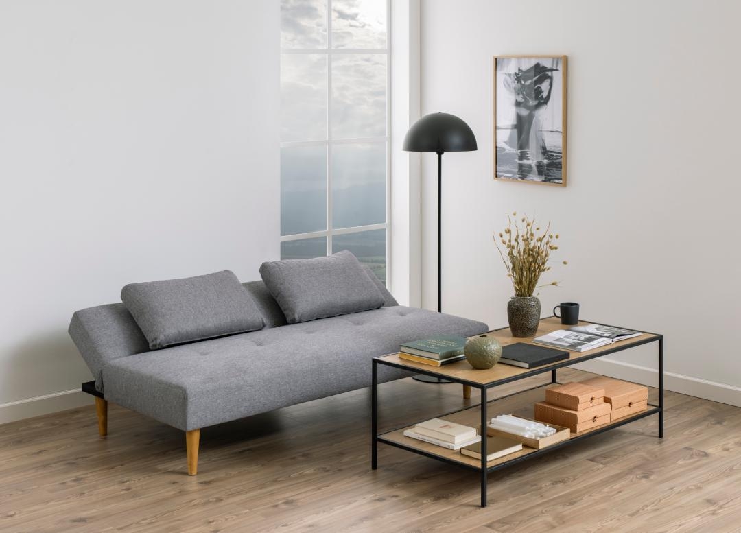 Divano letto 'Lucca' - Grigio