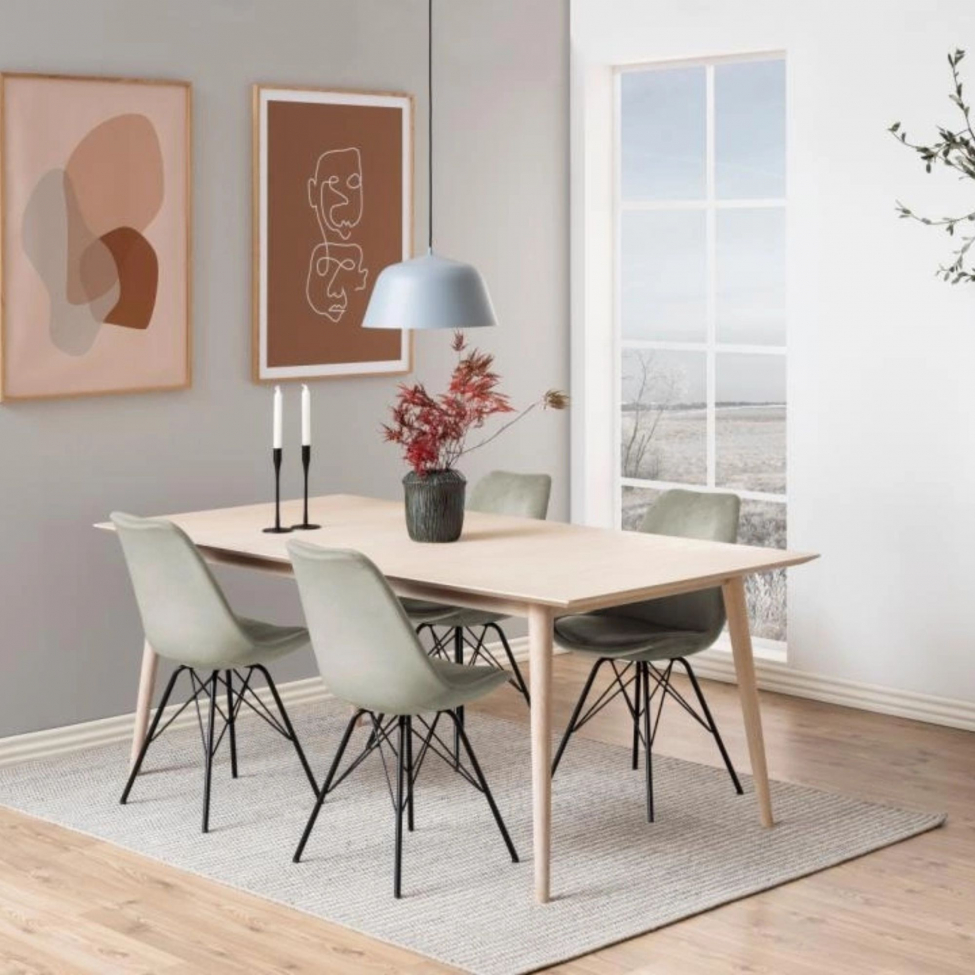 Sedia 'Eris' - Bianco/Nero