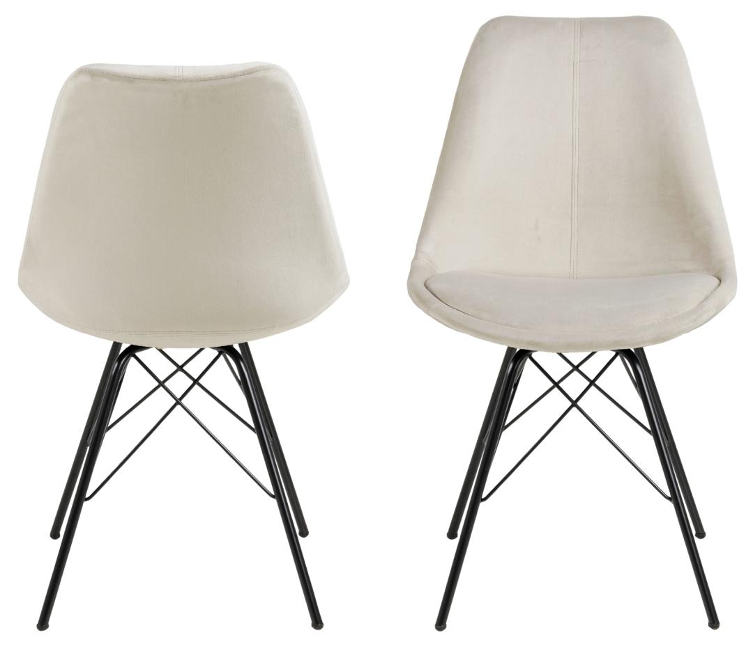 Sedia 'Eris' - Bianco/Nero