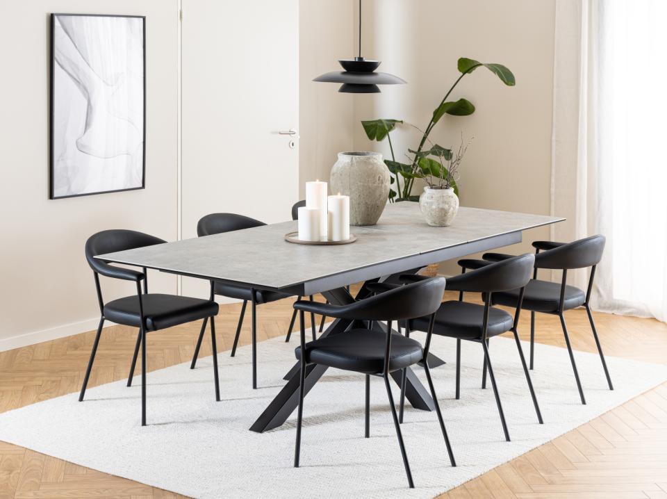 Sedia 'Gandia' - Nera