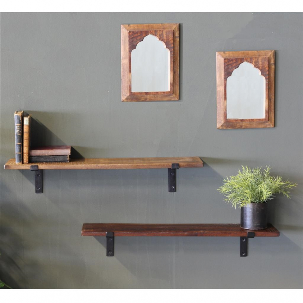 Mensola da parete 'Factory' 80cm - Naturale