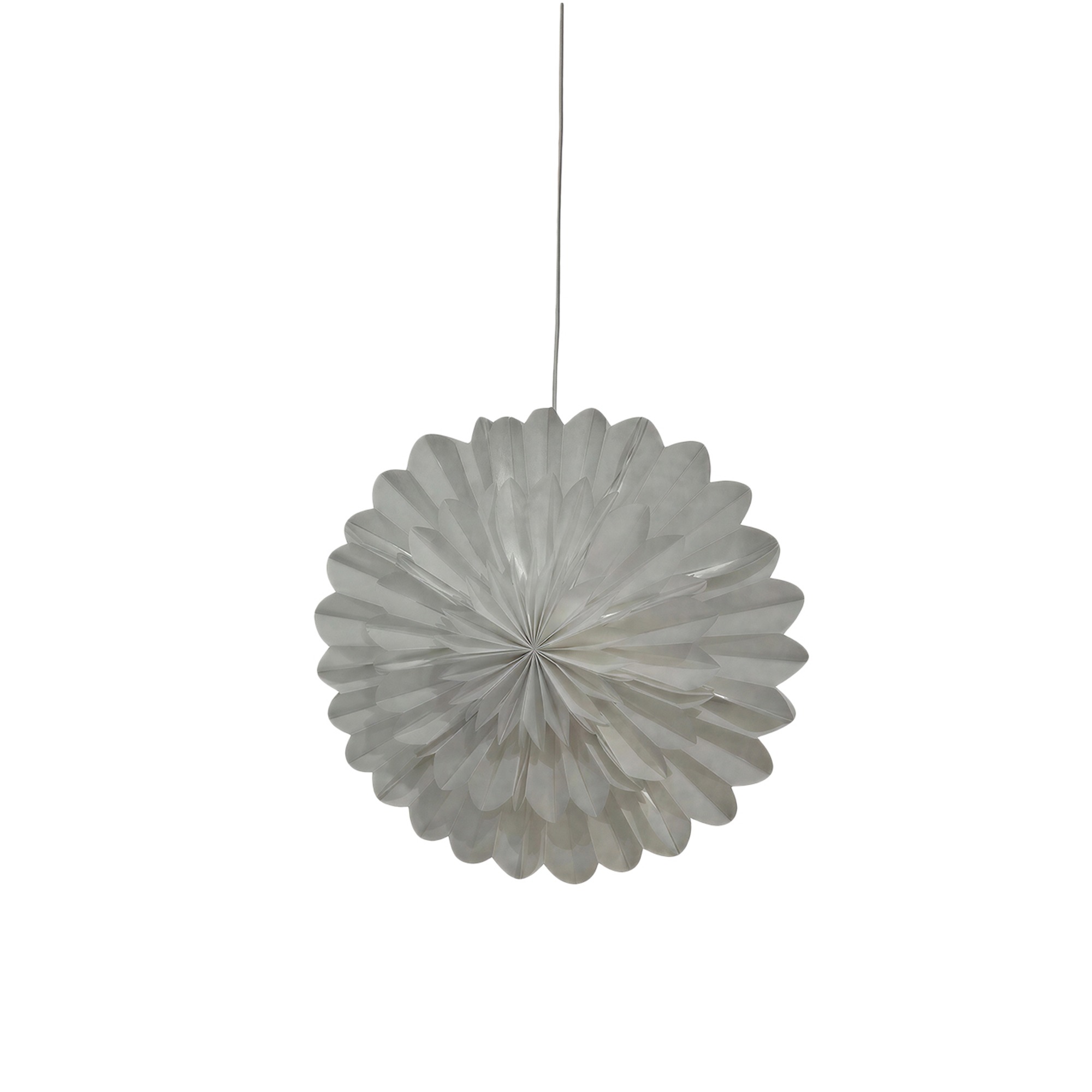 Stella dell'Avvento 'Lotus' 60cm - Bianca