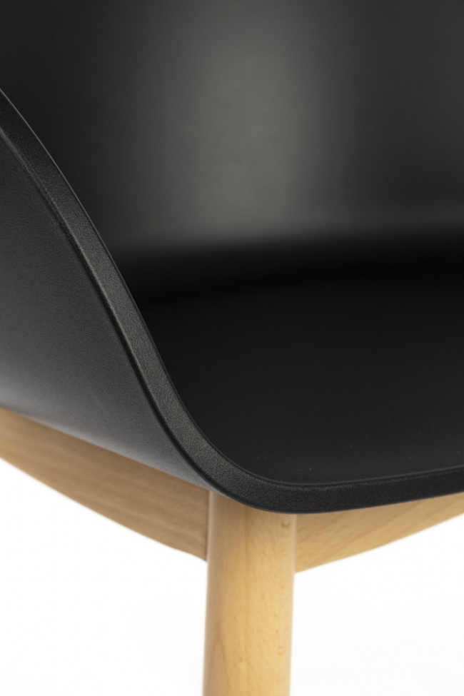 Poltrona 'Void' - Naturale/Nero