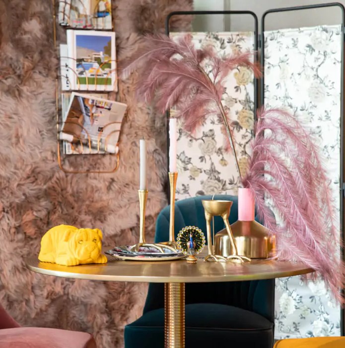 Tavolo da pranzo 'Hypnotising' Rotondo 92cm - Oro