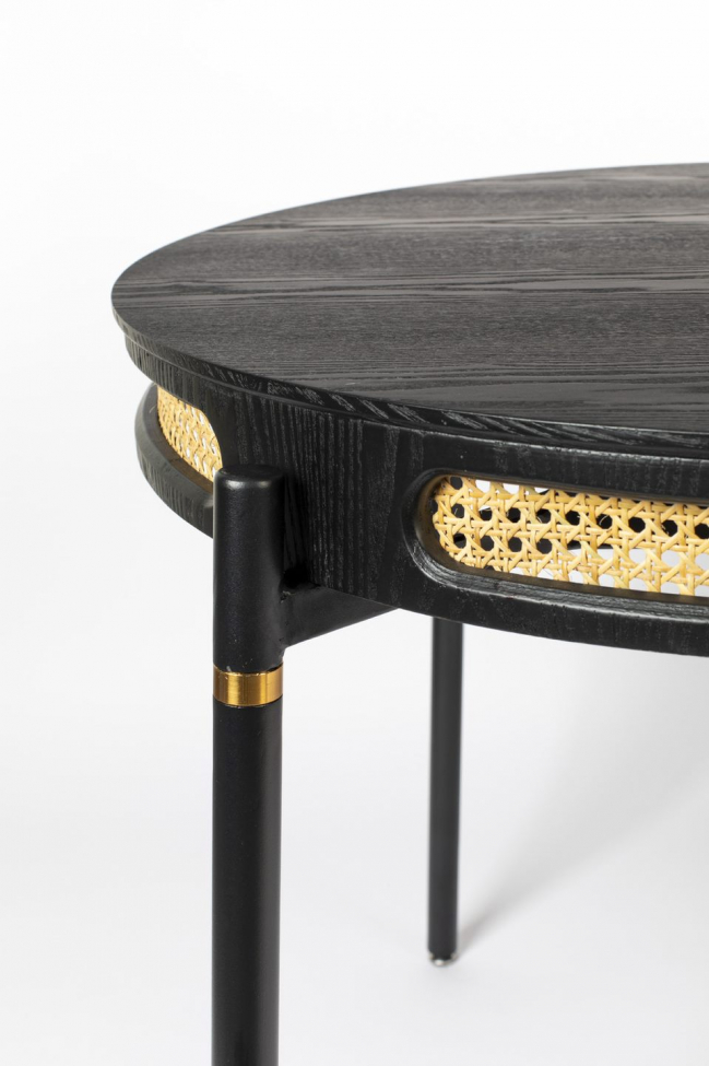 Tavolo da pranzo 'Don't Stop the Webbing' 180x90cm - Nero