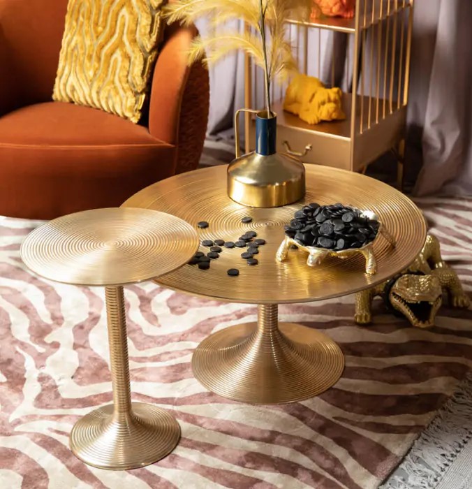 Tavolino 'Hypnotising' - Oro