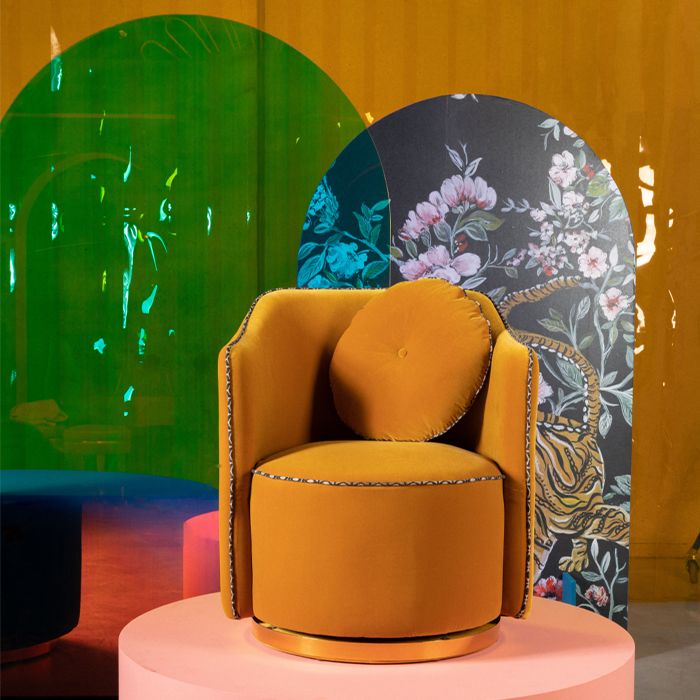 Poltrona 'Sassy' - Giallo