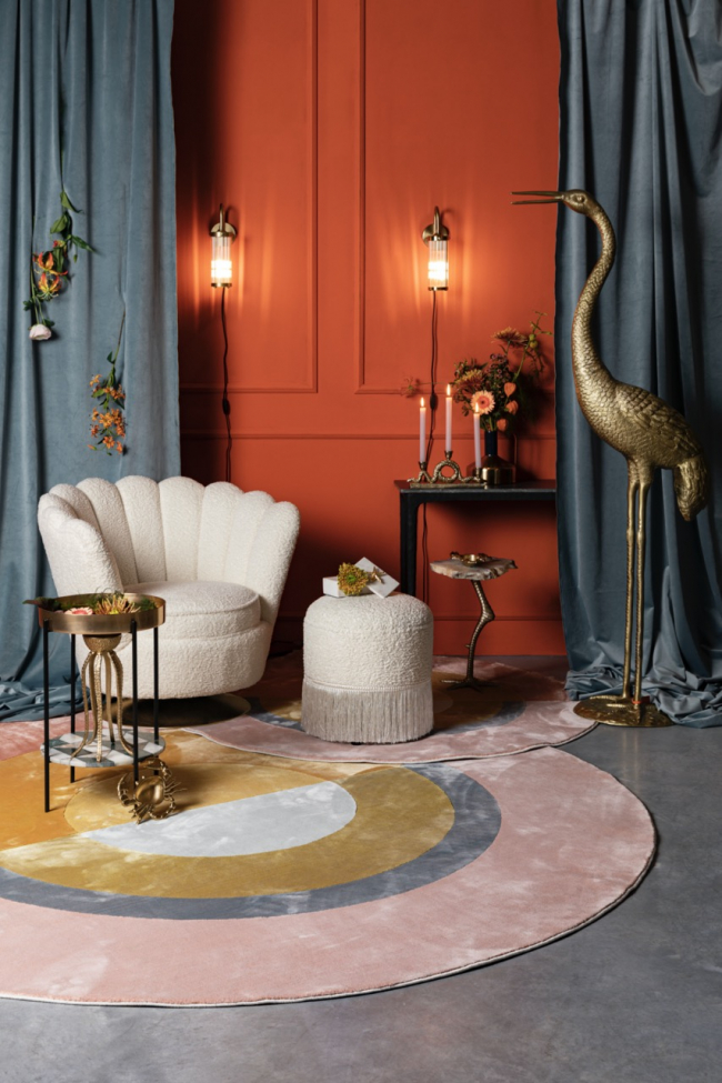 Lampada 'Angel On Fire' - Oro