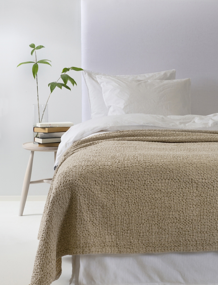 Coperta 'Dani' 260x260 - Beige