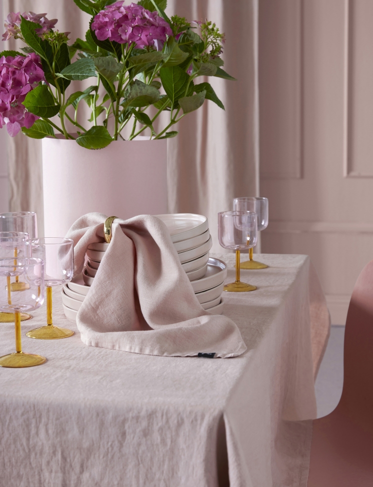 Tovaglia 'Sunshine' 145x250 - Rosa