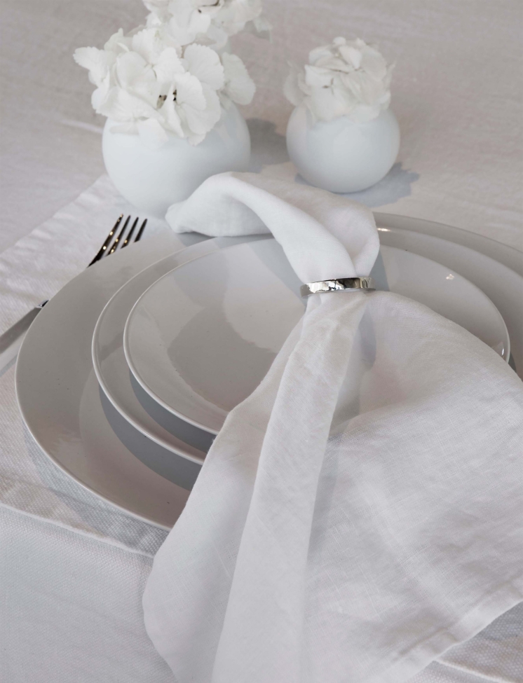 Anello per serviette 'Vasa' Rotondo 4,7cm - Grigio