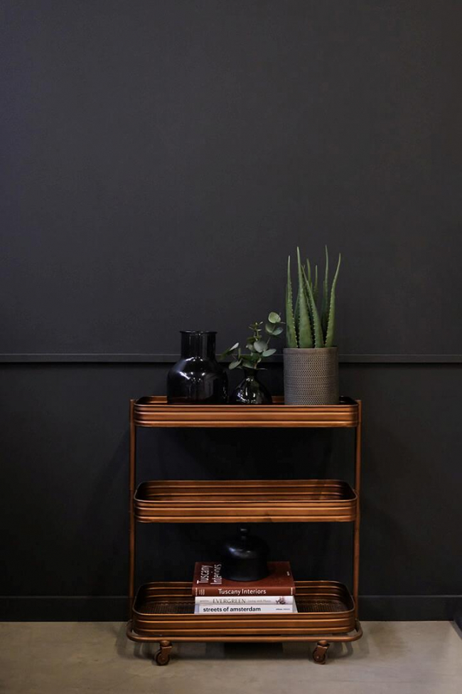 Bellissima custodia nera in legno 'Ozzi' L - Legno