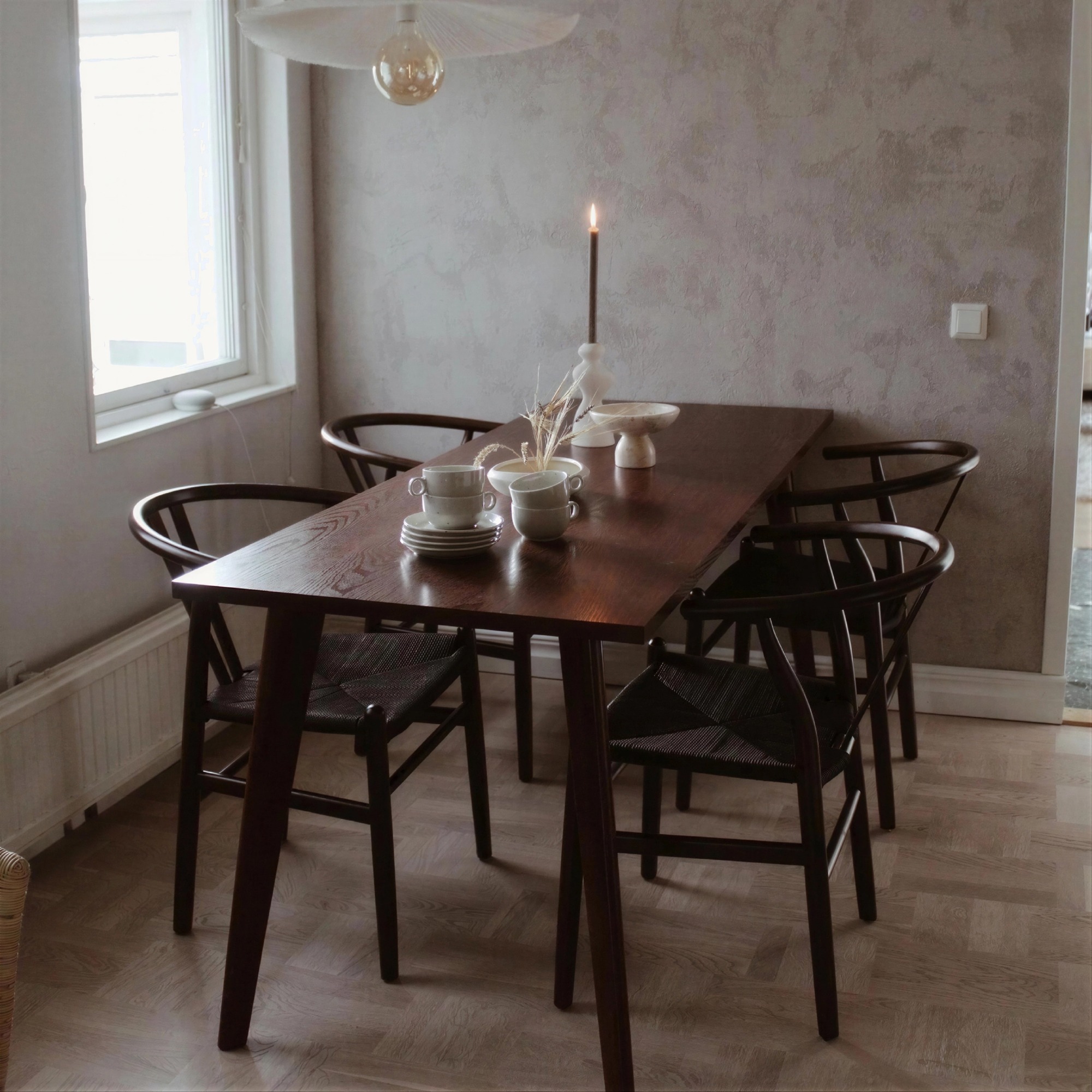 Tavolo da pranzo 'Nordisk' 180x70cm - Noce