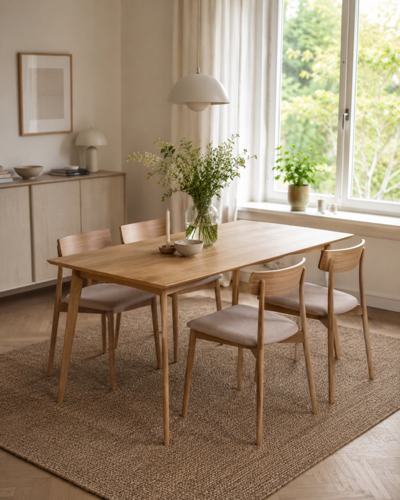 Tavolo da pranzo 'Nordisk' 180x70cm - Quercia