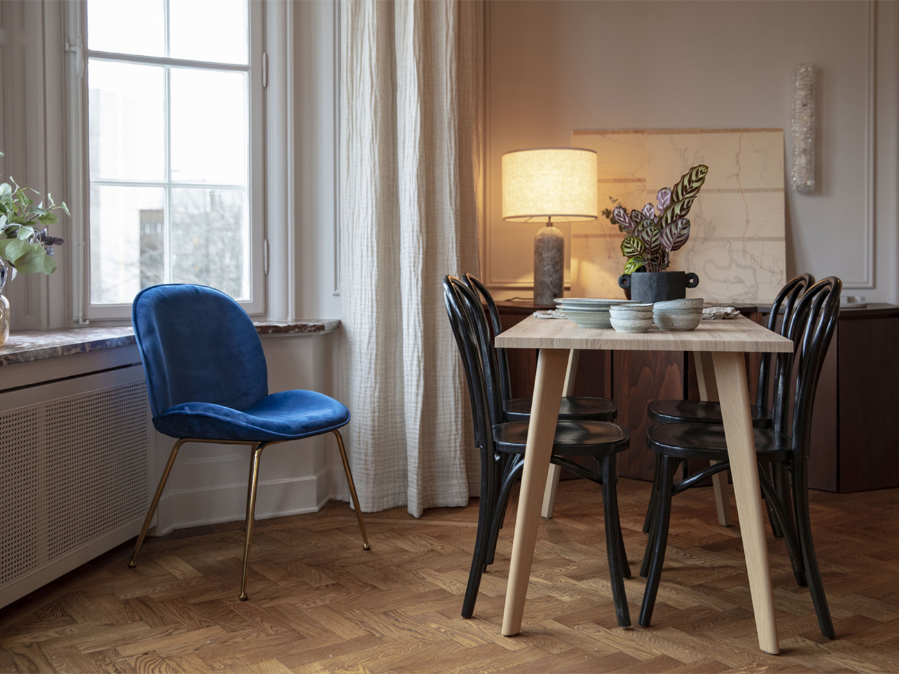 Tavolo da pranzo 'Nordisk' 120x70cm - Quercia