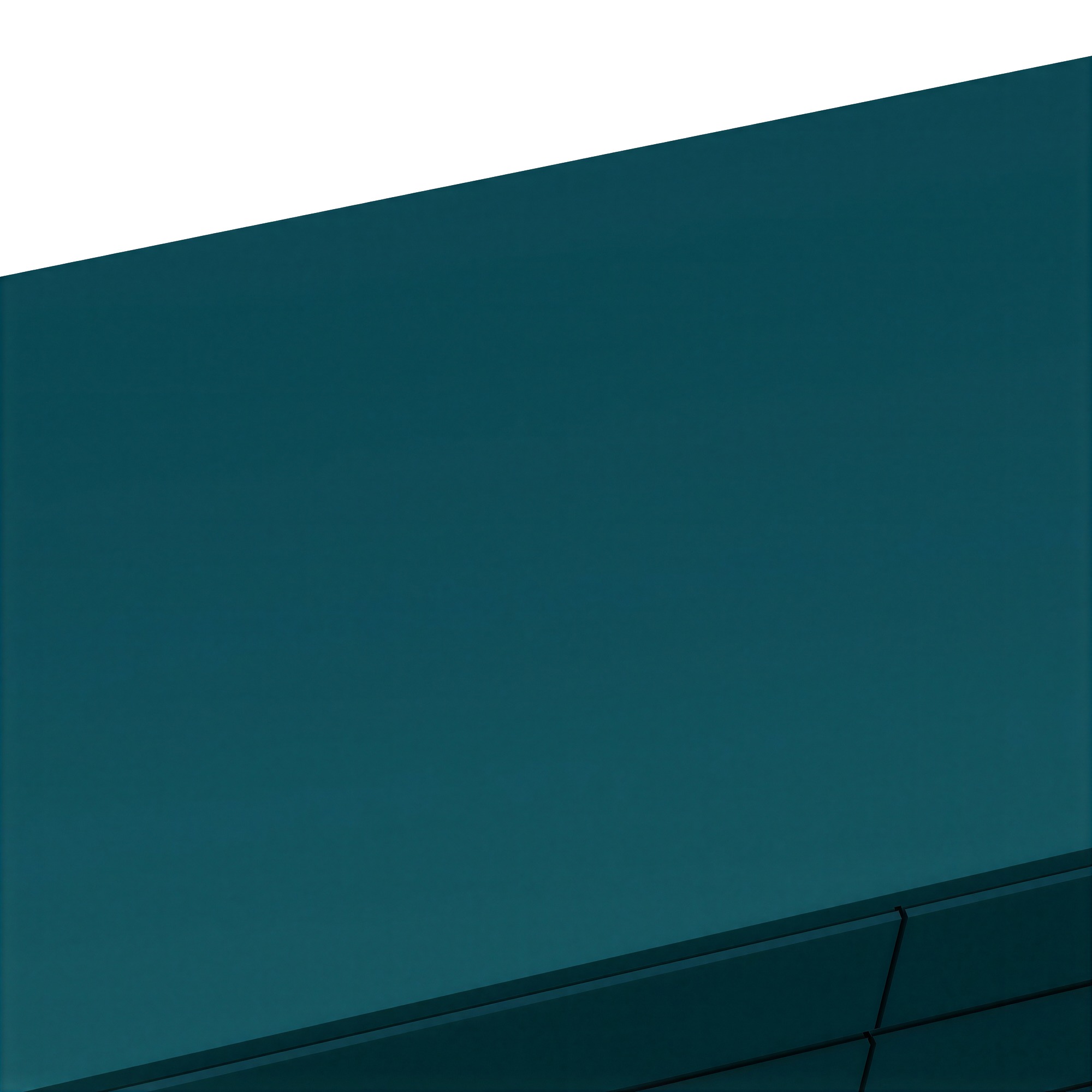 Cassettiera 'Elle' 120x70 - Turchese/Ottone