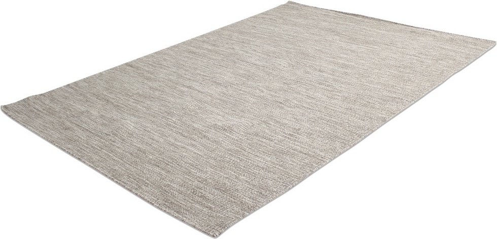 Tappeto in lana 'Dhurry' - Beige