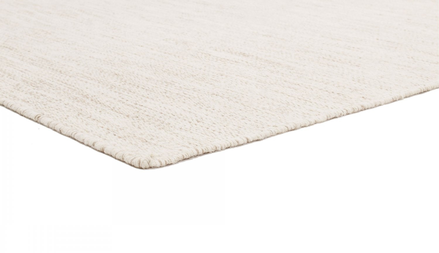 Tappeto in lana 'Dhurry' - Naturale