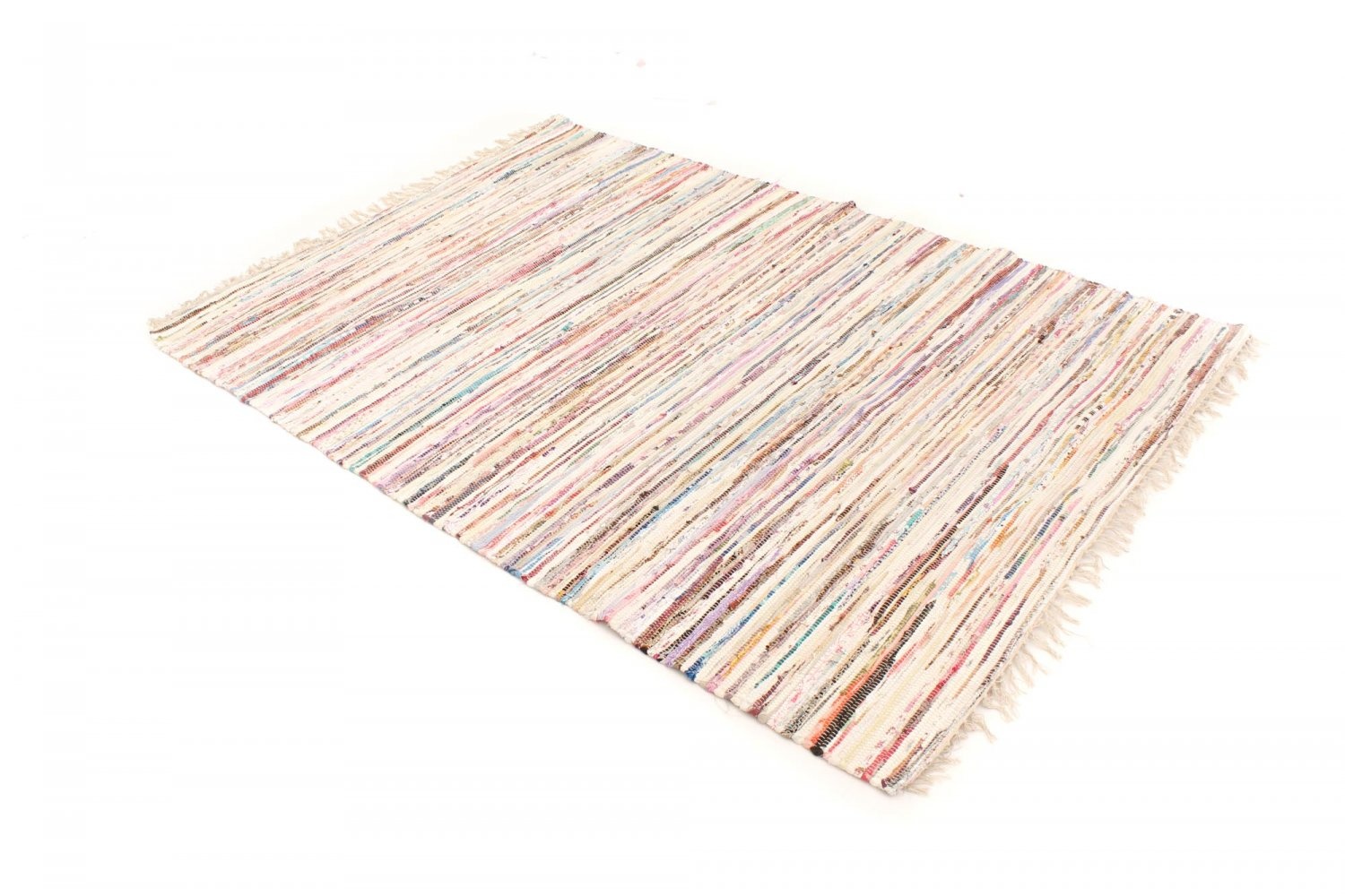 Tappeto di stracci 'Home' - Multicolore chiaro