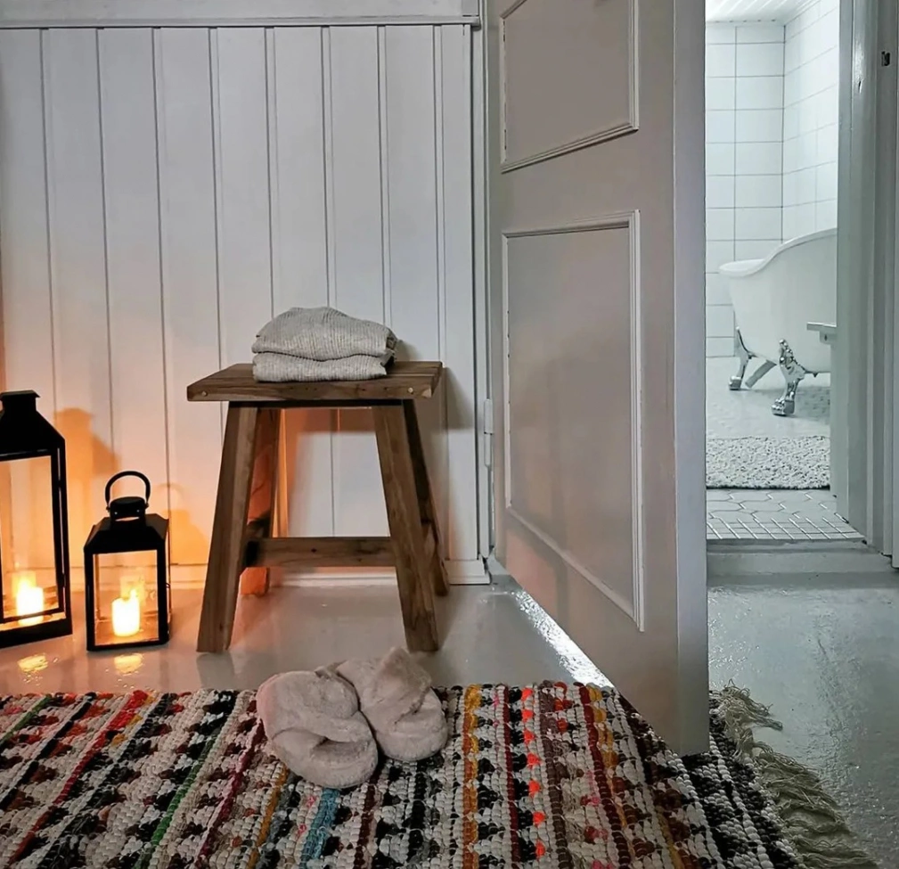 Tappeto di stracci 'Lindby' - Multicolore