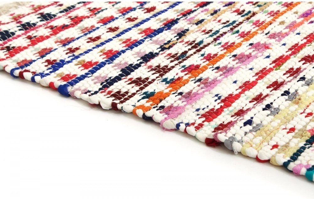 Tappeto di stracci 'Lindby' - Multicolore
