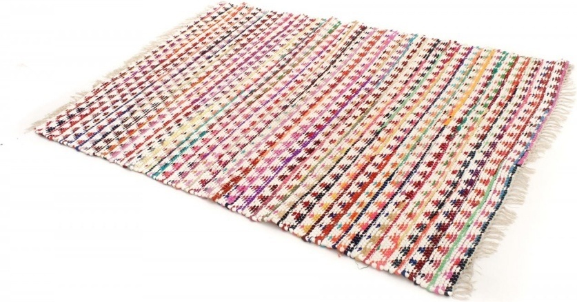 Tappeto di stracci 'Lindby' - Multicolore